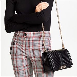 Rebecca Minkoff Love Black Crossbody Purse.
